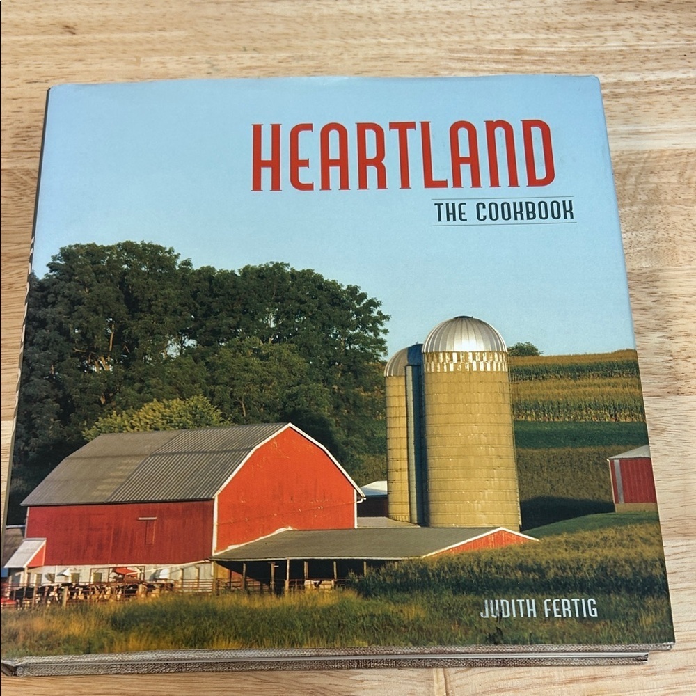 Heartland The Cookbook by Judith Fertig - Red Farmhouse Cover